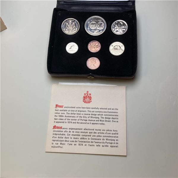 1974 Canada Double Penny Coin Set