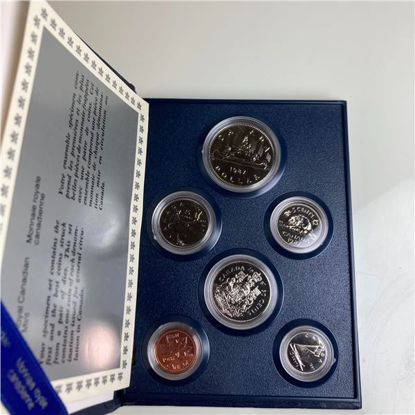1987 Canada Specimen Coin Set