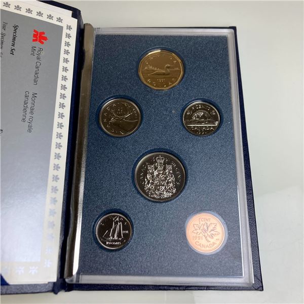 1991 Canada Specimen Coin Set