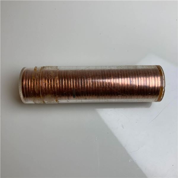 1963 Canada 1 Cent Coin Tube