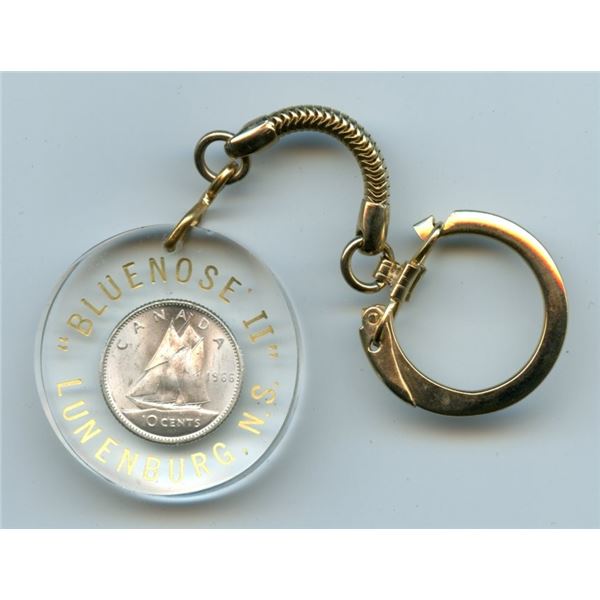1966 Canada Lunenburg Bluenose Keychain