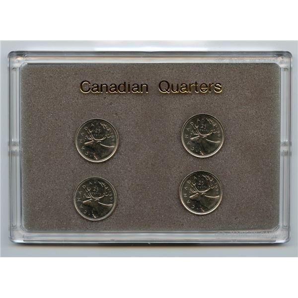 1991 Canadian Quarters Set