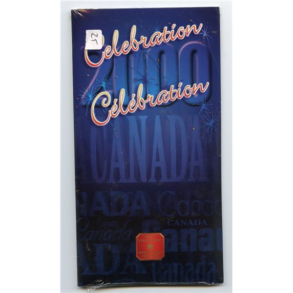 2000 Canada Celebration 25 Cent Coin