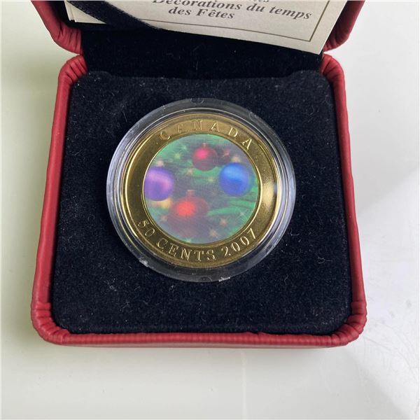 2007 Canada 50 Cent Holiday Coin