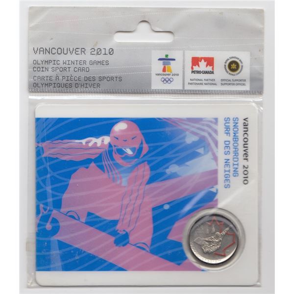 2008 Canada 25 Cent Olympic Coin