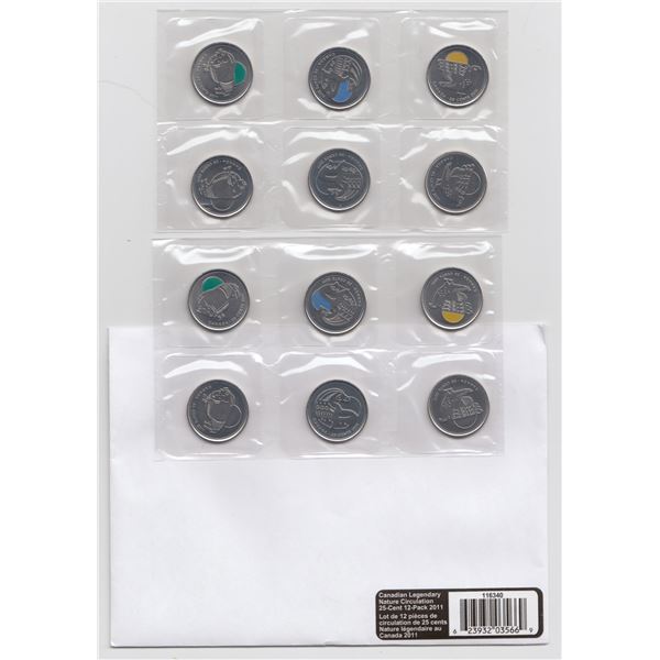2011 Canada 25-Cent Coin Pack