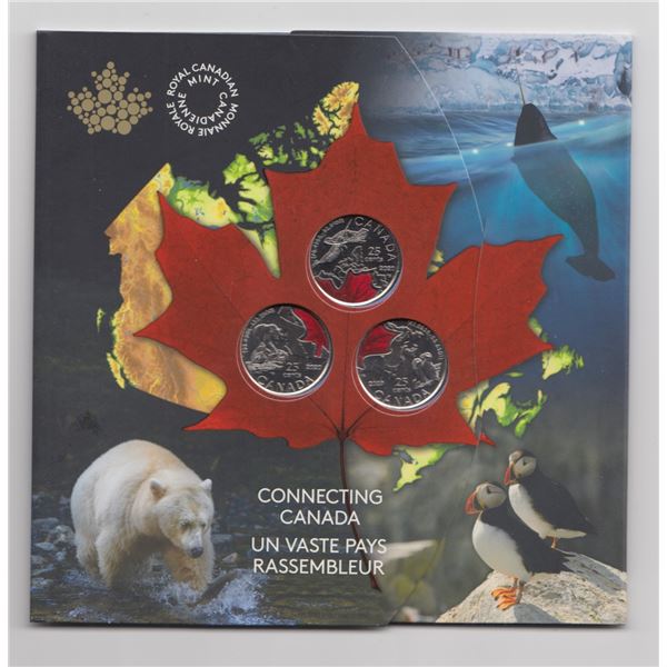 2020 Connecting Canada 25 Cent Set
