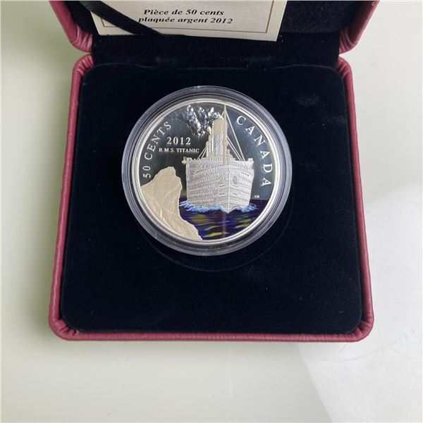 2012 Canada 50-Cent Silver Plated Coin