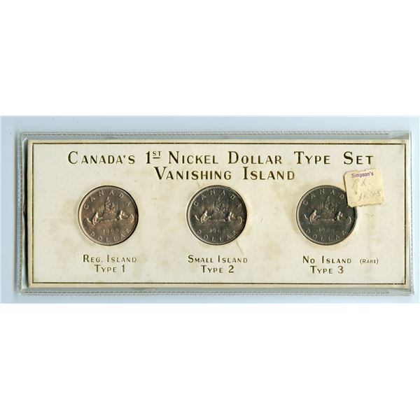 1968 Canada 1st Nickel Dollar Type Set