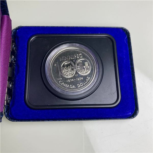 1974 Canada Cased Specimen Dollar
