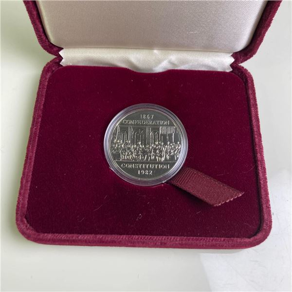 1982 Canada $1 Constitution Cased Dollar