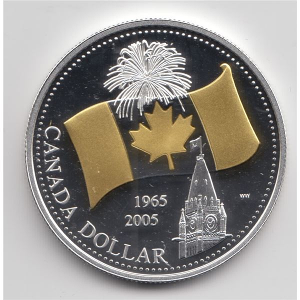 2005 Canada $1 GP Proof Silver Dollar