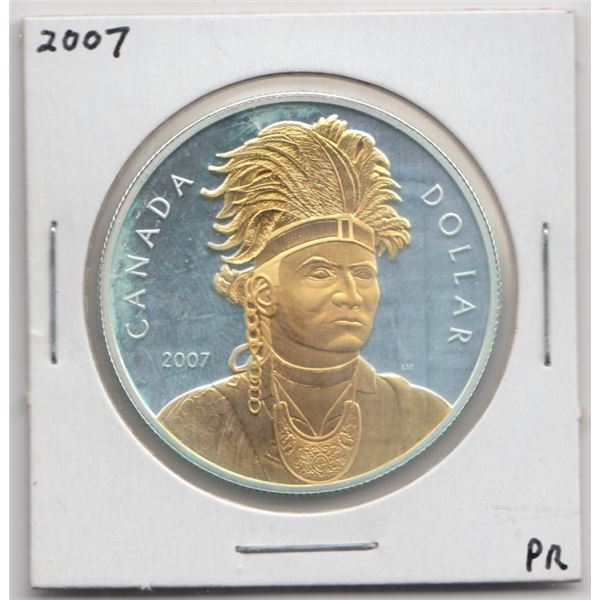 2007 Canada Proof Silver Dollar