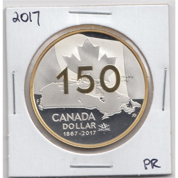 2017 Canada Proof Silver Dollar