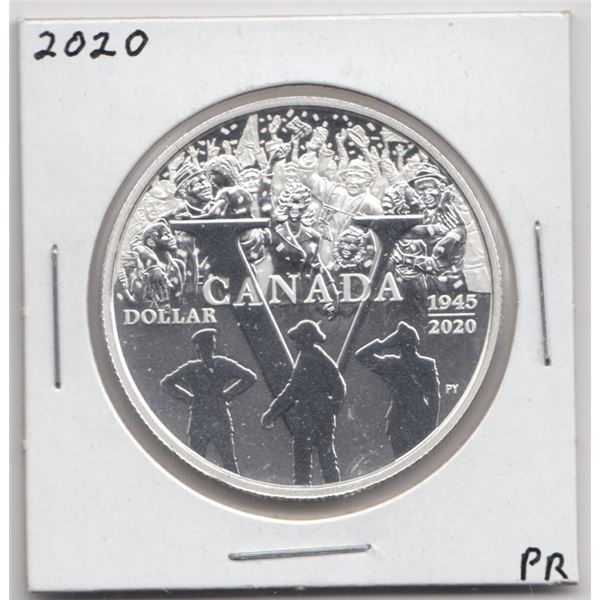2020 Canada Proof Silver Dollar