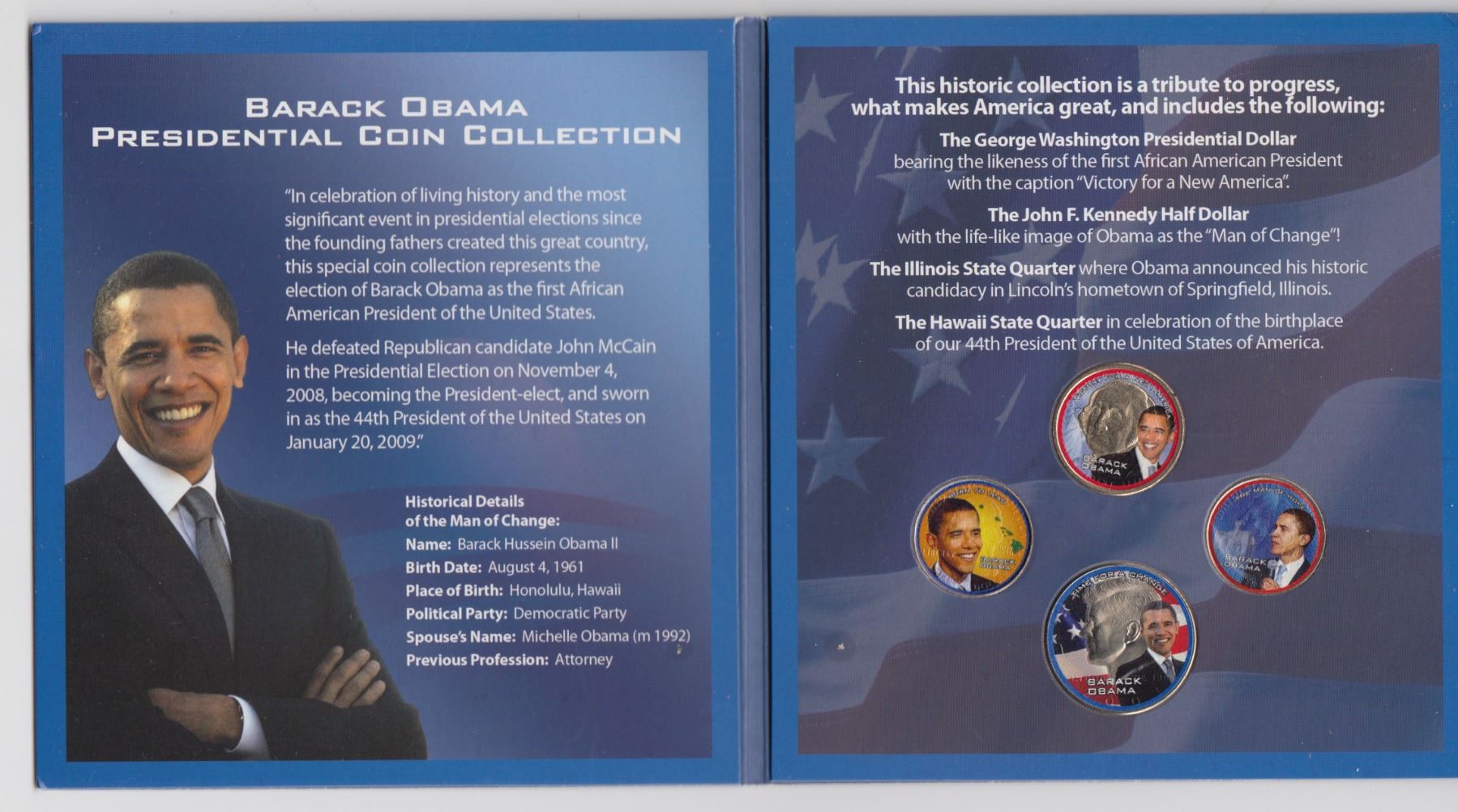 Barack Obama Presidential Coin Collection