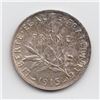 Image 1 : 1915 France 1 Franc Silver Coin
