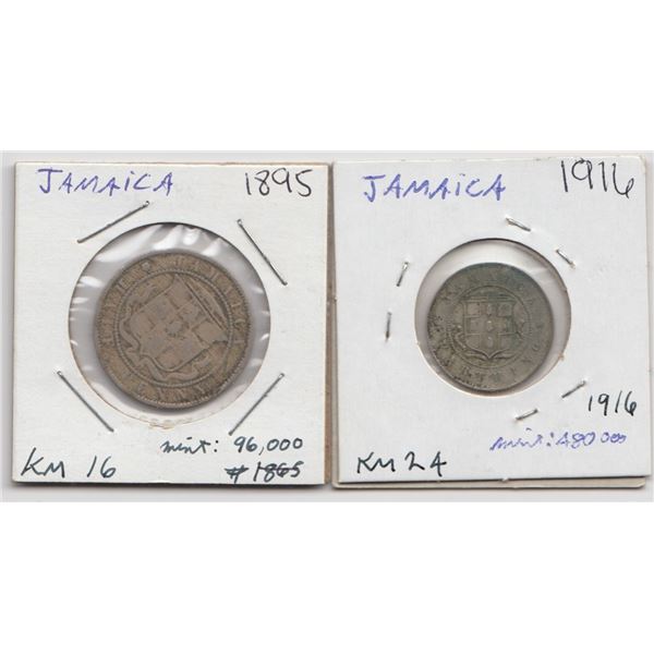 2 Jamaica Coins