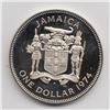 Image 2 : 1974 Jamaica $1 Proof Coin