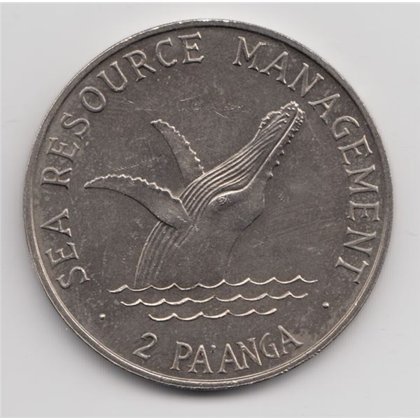 1980 Tonga 2 Pa'anga Coin