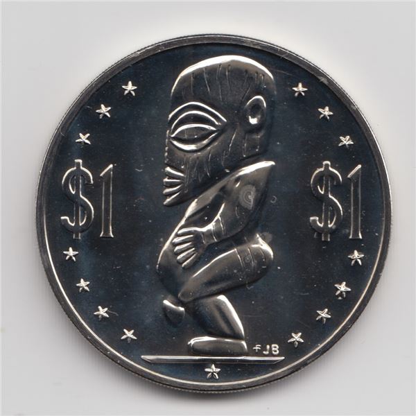 1976 Cook Islands $1 Coin