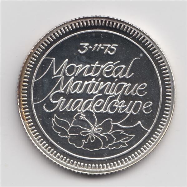 1975 Air Canada Silver Inaugural Medal