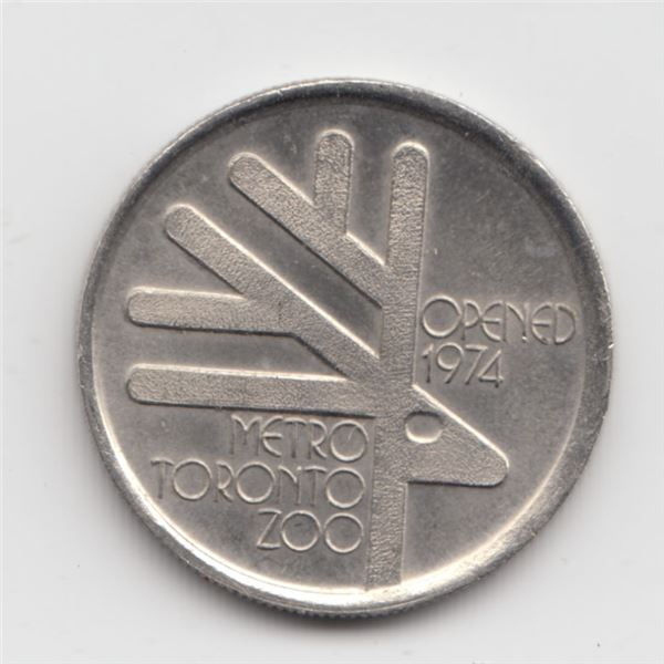 1974 Metro Toronto Zoo Medal