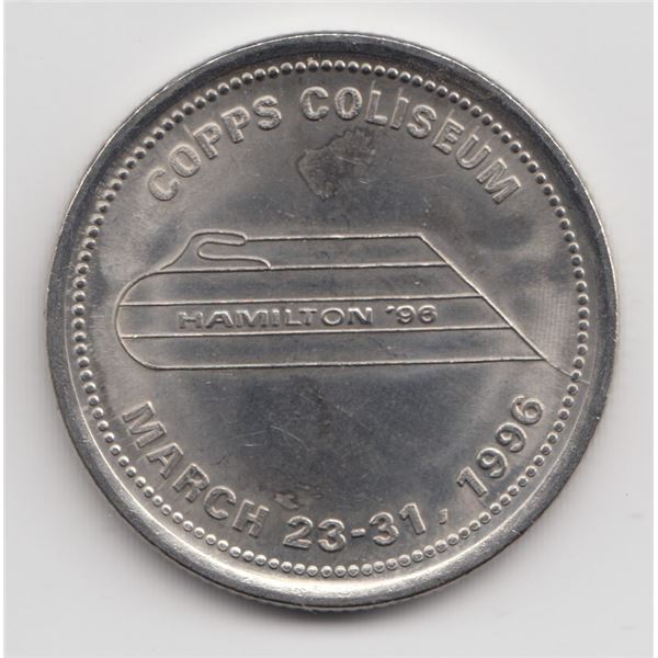 1996 Hamilton ON Curling Medal