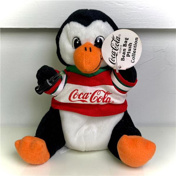 Coca Cola Bean Bag Plush Penguin