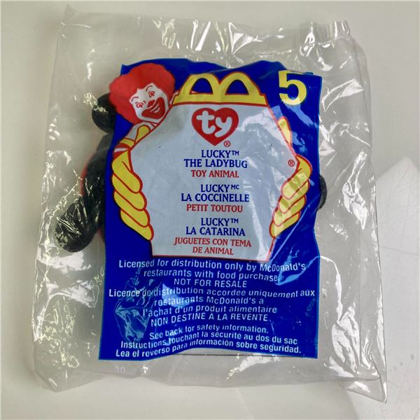 Ty Mcdonalds Teenie Beanie Lucky Ladybug