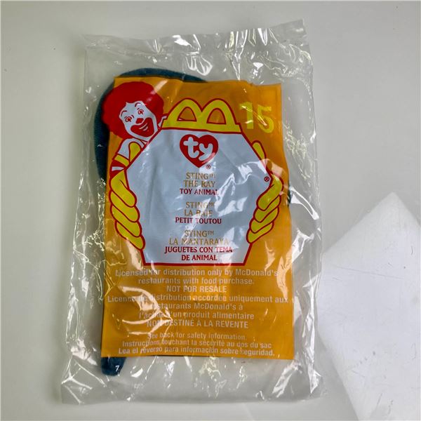 Ty Mcdonalds Teenie Beanie Sting the Ray