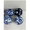 Image 2 : Blue & White Ceramic Orbs