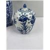 Image 2 : Blue & White Ceramic Vases