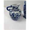 Image 3 : Blue & White Ceramic Vases