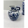 Image 4 : Blue & White Ceramic Vases