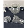 Image 5 : Floral Etched Tea Set