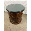 Image 1 : Round End Table with Storage
