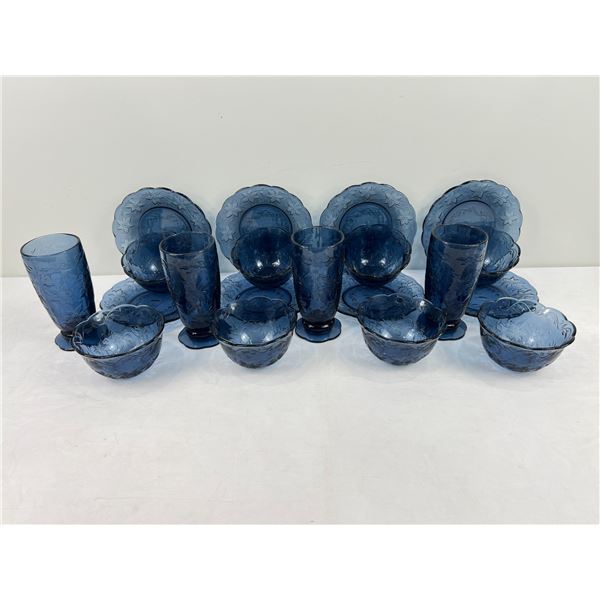 Princess House Blue Glassware