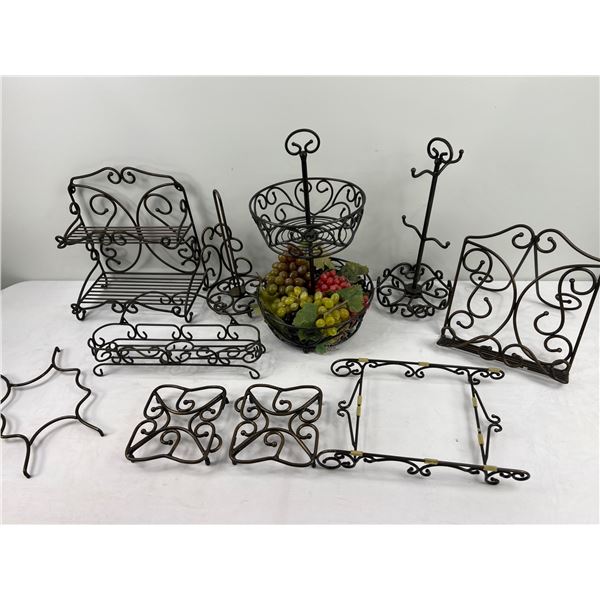 Metal Stands & Decor