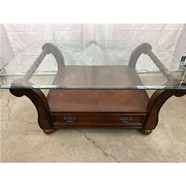 Glass Top Coffee Table