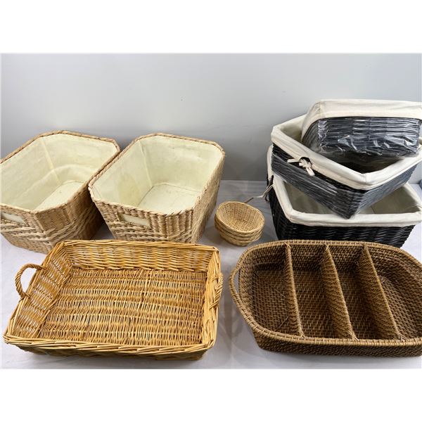 Wicker Storage Baskets