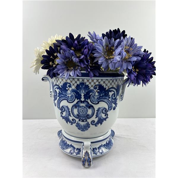 Blue & White Bombay Planter