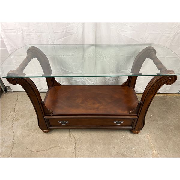 Ornate Wooden Hall Table