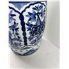 Image 3 : Blue & White Pillar Plant Stand