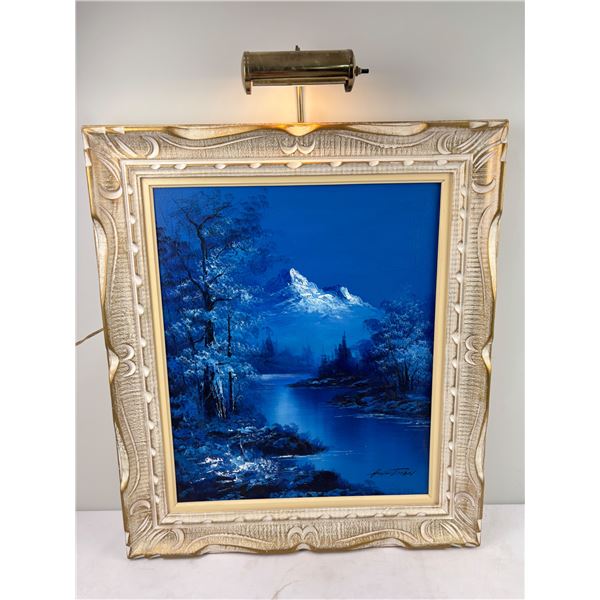 Snowcap Mountain View Artwork by G. Whitman