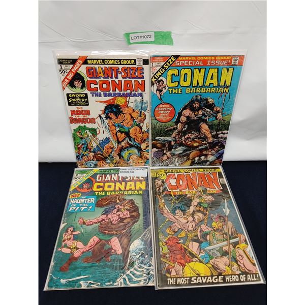 Assorted Giant-Size Conan The Barbarian Comics (1970s)