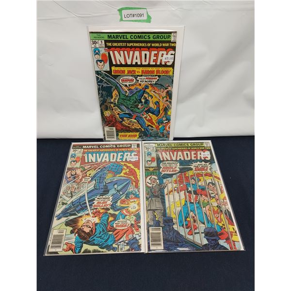 Assorted Invaders Comics (1970s) KEY ISSUE