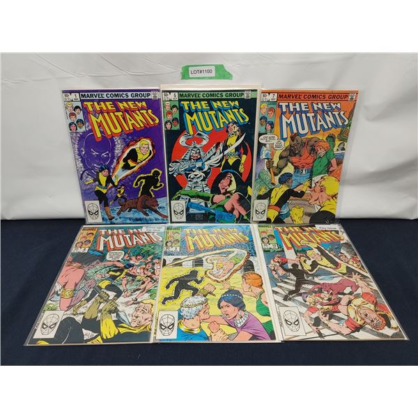 Assorted New Mutants Comics #1, 5, 7, 8 (KEY), 9 (KEY), 10 (KEY)