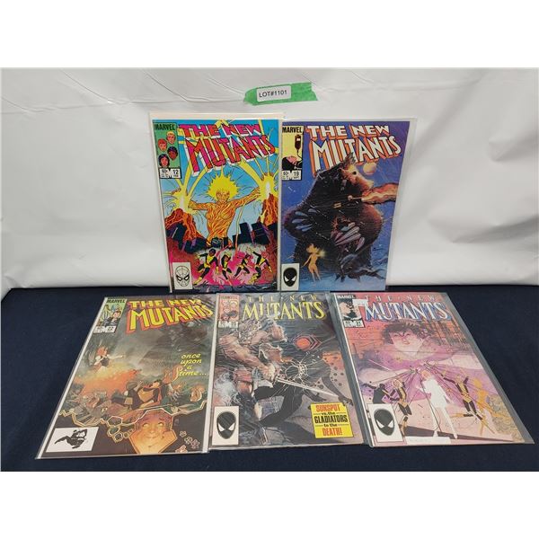 Assorted New Mutants Comics #12, 19 (KEY), 22, 29, 31