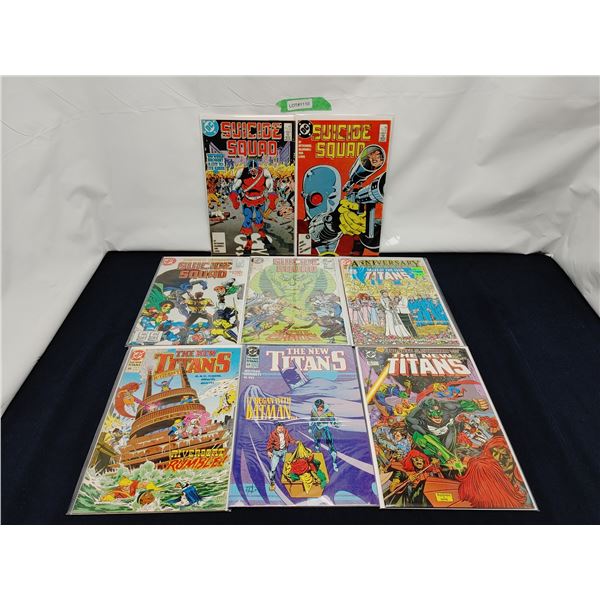 Assorted Suicide Squad and New Teen Titans Comics (1980-90s)